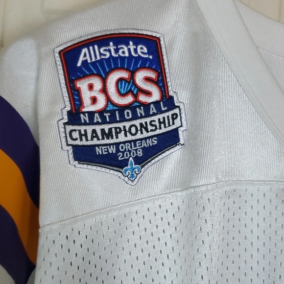 Nike LSU Allstate BCS National Championship 2008 Jersey Men's Size XL VTG - Picture 6 of 10